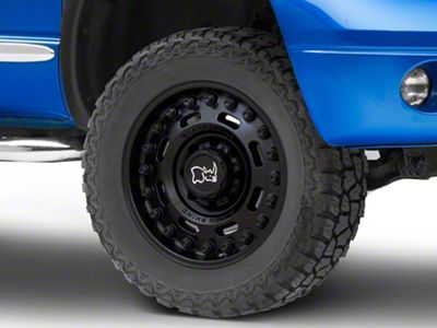 Black Rhino Axle Matte Black 8-Lug Wheel; 20x9.5; 6mm Offset (06-08 RAM 1500 Mega Cab)