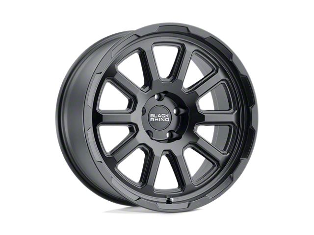 Black Rhino Chase Matte Black 5-Lug Wheel; 18x9.5; 0mm Offset (02-08 RAM 1500, Excluding Mega Cab)