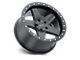 Black Rhino Crawler Matte Black 5-Lug Wheel; 17x9.5; 0mm Offset (02-08 RAM 1500, Excluding Mega Cab)