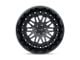 Black Rhino Fury Gloss Black 5-Lug Wheel; 20x9.5; 0mm Offset (02-08 RAM 1500, Excluding Mega Cab)