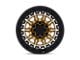 Black Rhino Tusk Matte Gold with Machined Ring 5-Lug Wheel; 17x8.5; 0mm Offset (02-08 RAM 1500, Excluding Mega Cab)