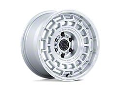 Black Rhino Awol Silver with Machined Face 6-Lug Wheel; 17x8.5; 25mm Offset (24-25 Ranger)