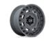 Black Rhino Axle Battleship Gray 6-Lug Wheel; 17x9.5; 6mm Offset (19-23 Ranger)