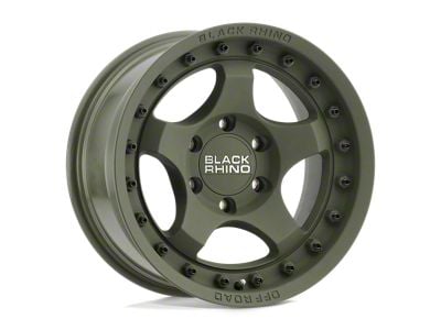 Black Rhino Bantam Olive Drab Green 6-Lug Wheel; 17x8.5; -10mm Offset (2024 Ranger)