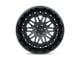 Black Rhino Fury Gloss Black 6-Lug Wheel; 20x9.5; 12mm Offset (19-23 Ranger)