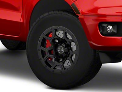 Black Rhino Overland Matte Black 6-Lug Wheel; 17x9.5; -18mm Offset (19-23 Ranger)