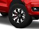 Black Rhino Pinatubo Gloss Black Milled 6-Lug Wheel; 17x9.5; -18mm Offset (19-23 Ranger)