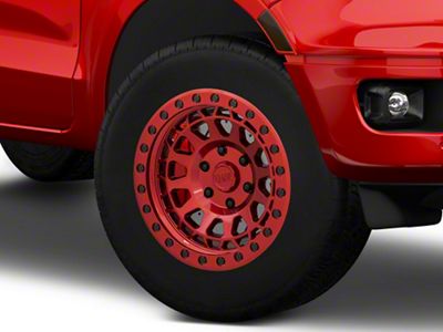 Black Rhino Primm Candy Red with Black Bolts 6-Lug Wheel; 18x9.5; -12mm Offset (19-23 Ranger)