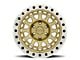 Black Rhino Primm Matte Gold with Machined Ring 6-Lug Wheel; 17x8.5; 0mm Offset (19-23 Ranger)