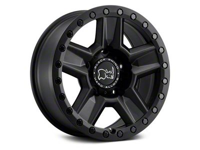 Black Rhino Ravine Matte Black 6-Lug Wheel; 17x8.5; -18mm Offset (19-23 Ranger)