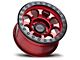 Black Rhino Riot Candy Red with Black Ring 6-Lug Wheel; 17x9; -18mm Offset (19-23 Ranger)