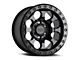 Black Rhino Riot Matte Black 6-Lug Wheel; 17x9; 12mm Offset (19-23 Ranger)