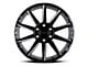 Black Rhino Typhoon Gloss Black Milled 6-Lug Wheel; 17x9.5; -18mm Offset (19-23 Ranger)