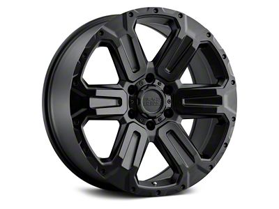 Black Rhino Wanaka Matte Black 6-Lug Wheel; 17x8.5; -18mm Offset (19-23 Ranger)