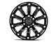 Black Rhino Selkirk Gloss Black Milled 6-Lug Wheel; 20x9; 12mm Offset (99-06 Silverado 1500)
