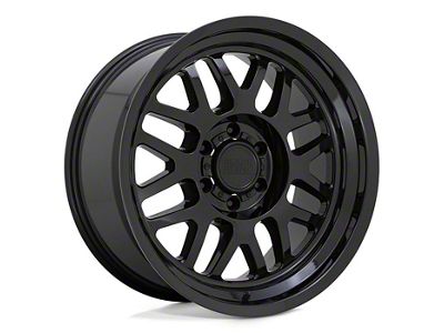 Black Rhino Delta Gloss Black 6-Lug Wheel; 18x9.5; -18mm Offset (19-24 Sierra 1500)