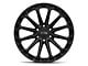 Black Rhino Kaizen Matte Black 6-Lug Wheel; 17x9.5; 12mm Offset (19-24 Sierra 1500)