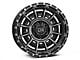 Black Rhino Legion Matte Black with Gray Tint 6-Lug Wheel; 17x9; -12mm Offset (99-06 Sierra 1500)
