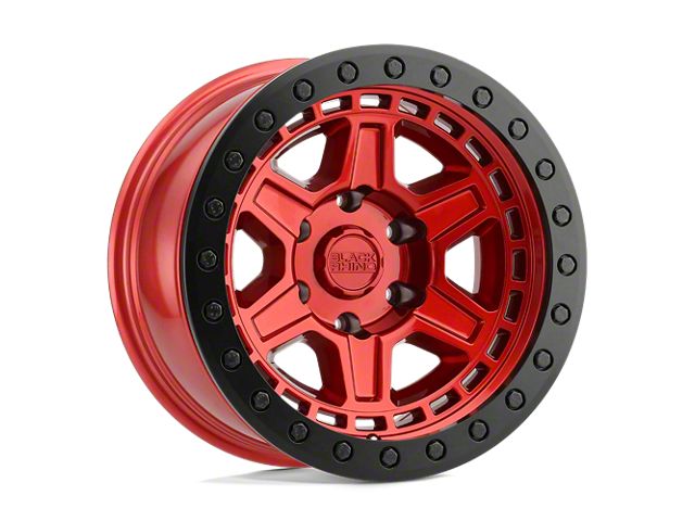 Black Rhino Reno Candy Red with Black Bolts 6-Lug Wheel; 20x9.5; 12mm Offset (19-24 Sierra 1500)