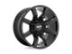 Black Rhino Abrams Gloss Gun Black with Machined Dark Tint 8-Lug Wheel; 17x9.5; -18mm Offset (20-24 Sierra 2500 HD)