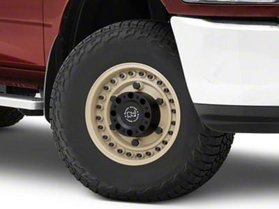 Black Rhino Armory Desert Sand 8-Lug Wheel; 17x9.5; -18mm Offset (07-10 Sierra 2500 HD)