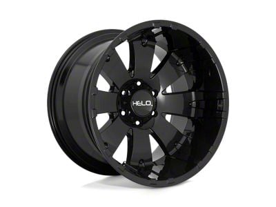 Black Rhino Pinatubo Gloss Black with Milled Inside Window 8-Lug Wheel; 18x9.5; 6mm Offset (20-24 Sierra 2500 HD)