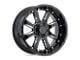 Black Rhino Sierra Gloss Black Milled 8-Lug Wheel; 22x10; 12mm Offset (07-10 Sierra 2500 HD)