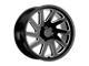 Black Rhino Thrust Gloss Black with Milled Spokes 8-Lug Wheel; 20x9.5; -18mm Offset (20-24 Sierra 2500 HD)