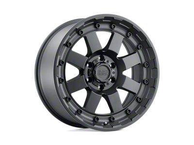 Black Rhino Cleghorn Matte Black 8-Lug Wheel; 18x9; 6mm Offset (07-10 Sierra 3500 HD SRW)