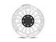 Black Rhino Delta Gloss Silver 8-Lug Wheel; 20x9.5; -18mm Offset (07-10 Sierra 3500 HD SRW)