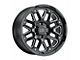 Black Rhino Hollister Gloss Black Milled 8-Lug Wheel; 17x9.5; 6mm Offset (20-24 Sierra 3500 HD SRW)