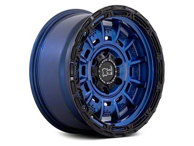 Black Rhino Legion Cobalt Blue with Black Lip 8-Lug Wheel; 20x10; -18mm Offset (20-24 Sierra 3500 HD SRW)