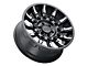 Black Rhino Mission Matte Black with Machined Tinted Spokes 8-Lug Wheel; 18x9; 6mm Offset (07-10 Sierra 3500 HD SRW)