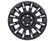 Black Rhino Mission Matte Black with Machined Tinted Spokes 8-Lug Wheel; 18x9; 6mm Offset (07-10 Sierra 3500 HD SRW)