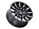 Black Rhino Mission Matte Black with Machined Tinted Spokes 8-Lug Wheel; 20x9; -18mm Offset (07-10 Sierra 3500 HD SRW)