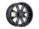 Black Rhino Sierra Gloss Black Milled 8-Lug Wheel; 22x10; 12mm Offset (07-10 Sierra 3500 HD SRW)
