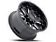 Black Rhino Sierra Gloss Black with Milled Spokes 8-Lug Wheel; 17x9; 12mm Offset (07-10 Sierra 3500 HD SRW)