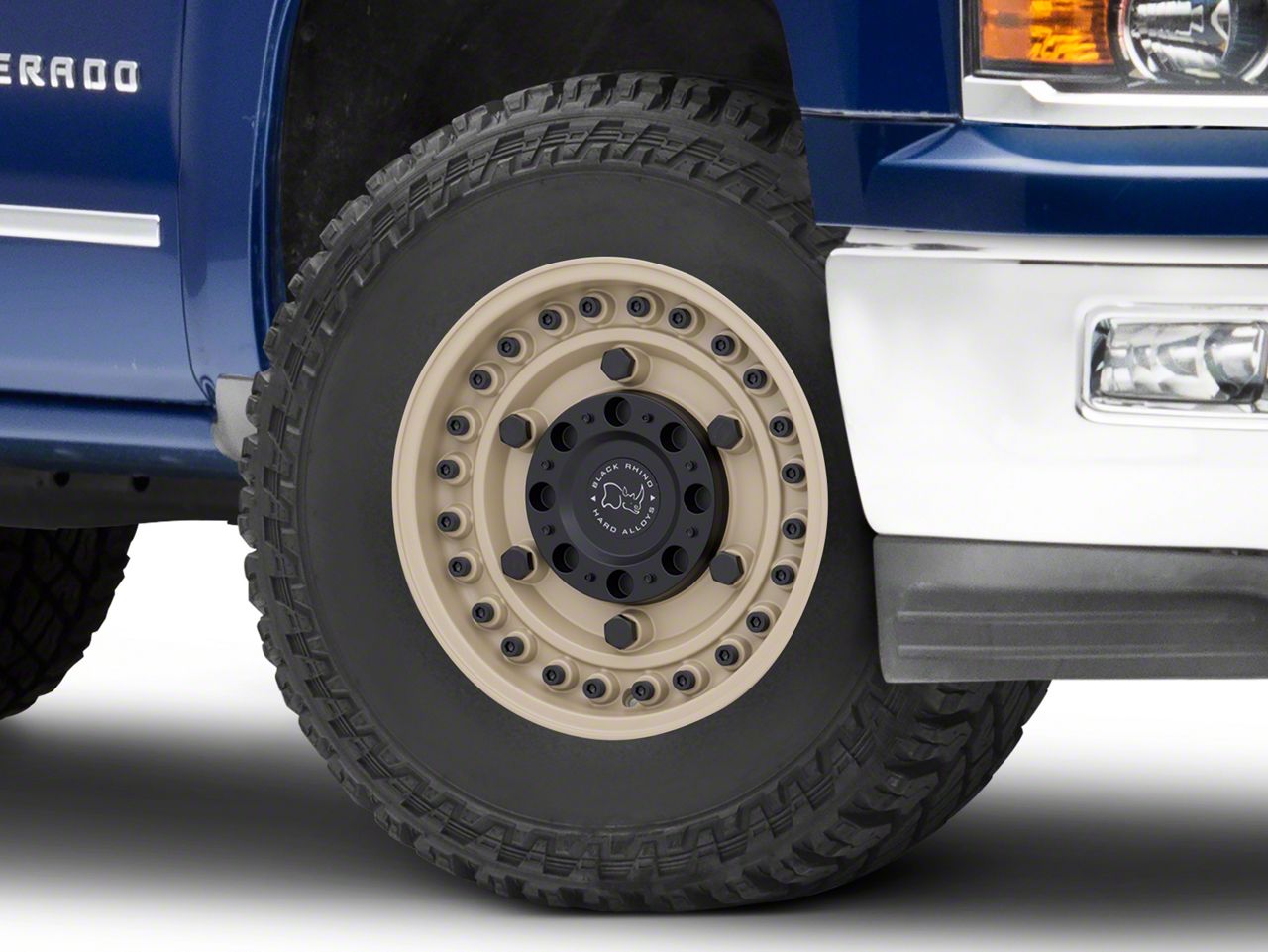 Black Rhino Silverado 1500 Armory Desert Sand 6-Lug Wheel; 17x9.5 ...