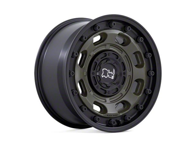 Black Rhino Atlas Olive Drab Green 6-Lug Wheel; 16x8; -10mm Offset (14-18 Silverado 1500)