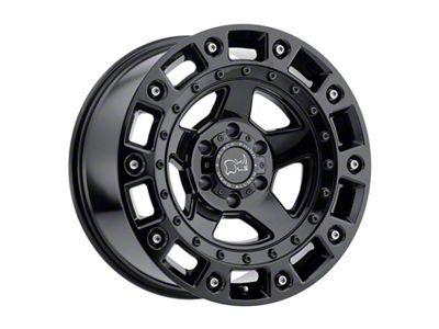 Black Rhino Cinco Gloss Black with Stainless Bolts 6-Lug Wheel; 20x9.5; 12mm Offset (19-25 Silverado 1500)