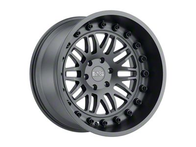 Black Rhino Fury Matte Gunmetal 6-Lug Wheel; 18x9.5; 12mm Offset (19-24 Silverado 1500)