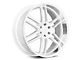 Black Rhino Katavi Silver 6-Lug Wheel; 22x10; 10mm Offset (19-24 Silverado 1500)