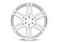 Black Rhino Katavi Silver 6-Lug Wheel; 22x10; 10mm Offset (19-24 Silverado 1500)