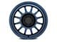 Black Rhino Rapid Midnight Blue 6-Lug Wheel; 17x8.5; 0mm Offset (14-18 Silverado 1500)