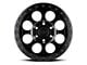 Black Rhino Riot Matte Black 6-Lug Wheel; 17x9; 12mm Offset (19-24 Silverado 1500)