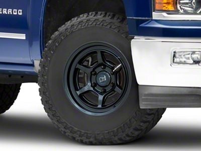 Black Rhino Shogun Gloss Midnight Blue 6-Lug Wheel; 17x9; -38mm Offset (14-18 Silverado 1500)