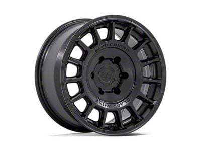 Black Rhino Voll Matte Black 6-Lug Wheel; 17x8.5; 0mm Offset (19-25 Silverado 1500)