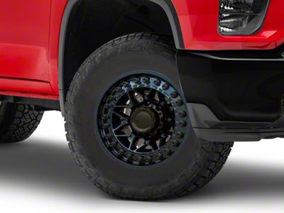 Black Rhino Alpha Midnight Blue 8-Lug Wheel; 18x9; 20mm Offset (20-24 Silverado 2500 HD)