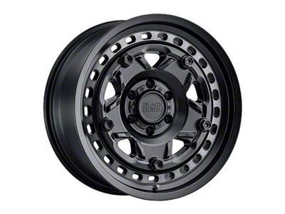 Black Rhino Grange Matte Black with Machined Tint Ring 8-Lug Wheel; 18x9; 6mm Offset (07-10 Silverado 2500 HD)