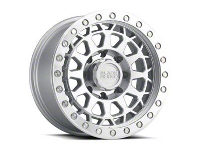 Black Rhino Primm Silver Machined 8-Lug Wheel; 17x9; 0mm Offset (07-10 Silverado 2500 HD)